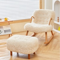 Solo sofá reclinable silla mecedora otros muebles de sala de venir muebles brazo Silla de salón otomano sillas de sala