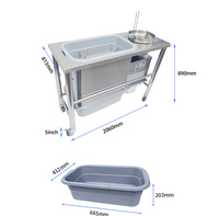 Machine à paner le poulet en acier inoxydable, automatique, électrique, commerciale, avec tamis