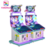 Machine de jeu d'arcade de divertissement d'intérieur Funspace Kids Coin Operated Redemption 2 Players Hit Hammer Frapper Touch Screen Machine