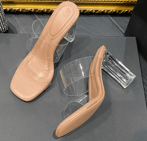 Sandalias de tacón alto estilo hada populares 2026, sandalias de tacón bajo, sandalias de tacón cuadrado, sandalias de tacón bajo para mujer para uso diario - Product Image 2