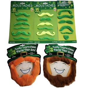 Barba irlandesa Día de San Patricio Accesorios de vestir Elfos de la suerte Barba falsa divertida - Product Image 1