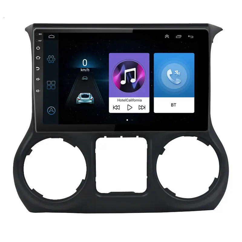 Auto Radio Multimedia Video di Navigazione GPS Android 2din Auto Lettore DVD Per Jeep Wrangler 3 JK 2011 2012 2013 2014