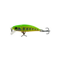 Leurre Minnow ABS imprimé 5cm 7g, leurre dur de pêche en mer, simulation crayon avec hameçon triple