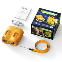 Microscopio y Telescopio 2 en 1 HD Amarillo, Regalos para Niños, Herramienta de Reparación y Experimentación para Estudiantes