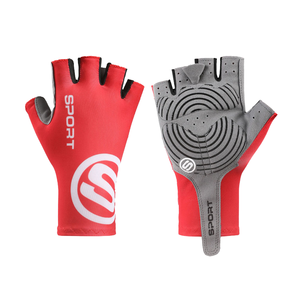 Guantes Unisex Transpirables de Nylon con Medio Dedo y Palma Acolchada para Conducir en Verano, Ciclismo y Deportes al Aire Libre - Product Image 4