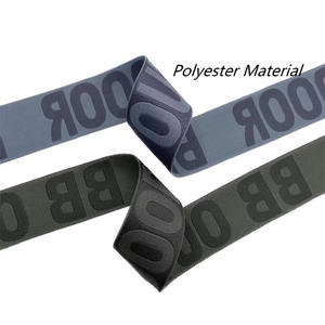 Chất lượng Jacquard đan ban nhạc đàn hồi cho quần áo và đồ lót biểu tượng tùy chỉnh băng bao gồm - Product Image 2