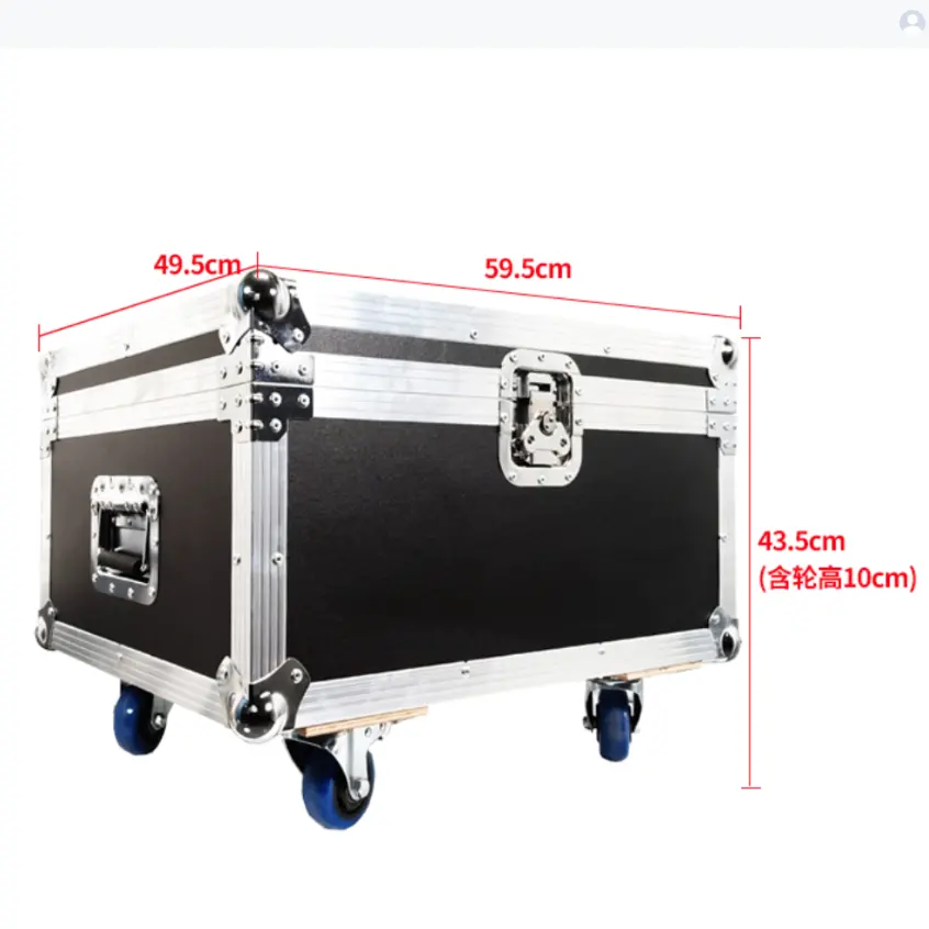 Utility Trunk Cable Flight Case DJ Stage Audio Lighting Equipment cold spark machine 4 IN ONE Flight Case