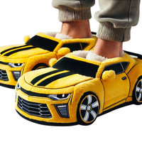 Vente chaude maison pantoufles confortables coton chaussures anti-dérapant plate-forme fourrure Sneaker peluche voiture pantoufle livraison directe printemps automne