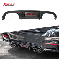 Diffuseur arrière en fibre de carbone sèche XTREME, finition brillante, kit carrosserie pour BMW F80 M3 F82 M4 2014-2020