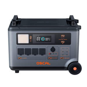 Oscal PowerMax 3600SE สถานีไฟฟ้าพกพา 3600W แบตเตอรี่ LiFePO4 คลื่นไซน์บริสุทธิ์ ช่องเสียบ Type C USB AC DC - Product Image 1
