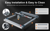 Graveur et découpeur laser à diode LM3 10W, grande surface 400x400mm, machine CNC avec assistance pneumatique, contrôle WiFi via application, compatible LightBurn
