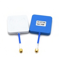 Antenne combinée 4G LTE GPS 5dBi double bande 790-960MHz 1710-2700MHz SMA Mâle RHCP Faible VSWR Câble 1,5m pour Traceur de Véhicule Télémétrie