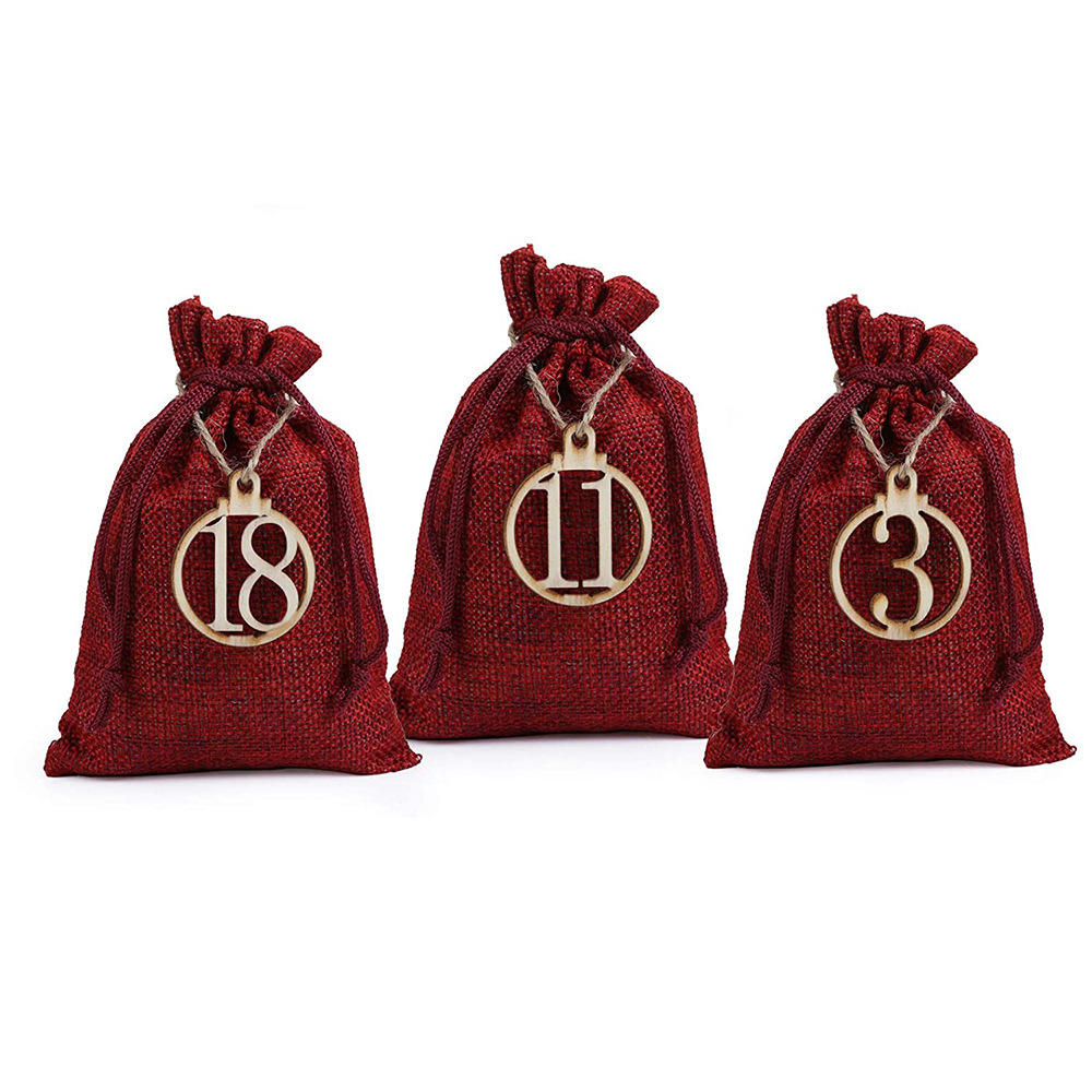 24 bags + 24 hangtags + 24 hemp ropes