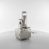 Machine automatique verticale à petits pains - Machine commerciale compacte pour la cuisson à la vapeur de petits pains et de boulettes de soupe - Moteur haute efficacité en acier inoxydable