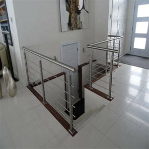 Daiya duplex <span class=keywords><strong>de</strong></span> rampe d'escalier <span class=keywords><strong>de</strong></span> maison avec poteau rond et rond main courante finition miroir - Product Image 3