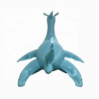 Vente flash : Dragon gonflable flottant pour piscine, pliable, pour l'été
