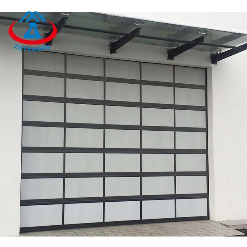 ZHTDOORS Precio razonable de fábrica Puerta de garaje deslizante horizontal Puerta de garaje de control remoto automatizado inteligente