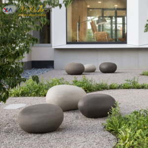 New Magic <b>Stone</b> Artificial <b>Stone</b> Pebble Stools Outdoor Landscape Art Furniture High Performance Concrete - Product Image 3