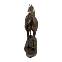 Sculpture de cheval arabe en bronze antique Weivista, trophée en résine pour les concours et les tournois de clubs
