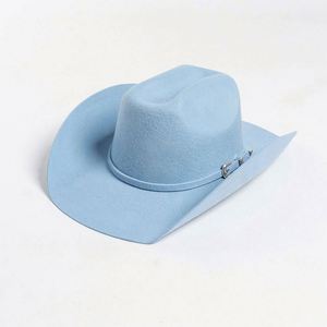 Sombrero de Vaquero Unisex Personalizado de Alta Calidad para Primavera y Otoño, Sombrero Fedora de Fieltro 100% Lana Australiana, Venta al por Mayor, Pesca, Casual - Product Image 1
