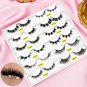 ชุดต่อขนตาปลอมแบบกาวในตัว 3 มิติ แบบใช้ซ้ำได้ ลายตาแมวธรรมชาติ มองไม่เห็นรอยต่อ สำหรับต่อขนตาเอง - Product Image 2