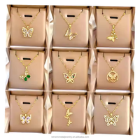 Pendentif Cœur Unisexe en Laiton Plaqué Or 18K PVD de Haute Qualité, Design Géométrique Classique, Chaîne Figaro – Idéal Anniversaire – Vente Flash