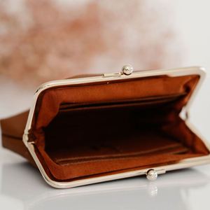 High Quality Litchi Embossed Small Purse Luxury Coin <b>Wallet</b> Case With <b>Money</b> Clip Fashion Messenger Bag for Girl - Product Image 3