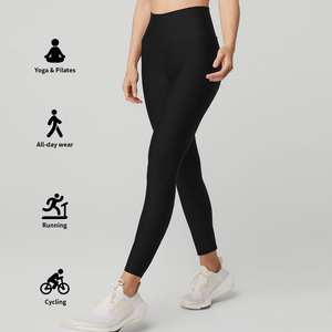 Logo personnalisé Contrôle du ventre Taille haute Leggings de yoga Push Up Sport Leggings Gym Athlétique Séchage rapide <span class=keywords><strong>Jogging</strong></span> Workout Femme - Product Image 3
