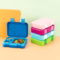 Fournisseur en gros Boîte à bento pour enfants Durable Mini School Conteneur alimentaire en plastique Stockage de serpent pour enfants