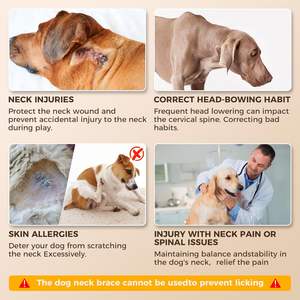 हुक और लूप बंद के साथ आधुनिक कुत्ते का गर्भाशय ग्रीवा कशेरुकी स्पाइन अस्थिरता का समर्थन करता है कुत्तों को ठीक करने में मदद करता है - Product Image 4
