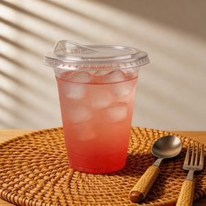 Premium Transparent Clear Strong Tightness Food Grade Pet Material <b>Plastic</b> Cold <b>Drink</b> <b>Cup</b> for Coffee Juice Takeaway - Product Image 1