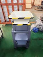 Broyeur à un seul arbre pour le recyclage des déchets métalliques, des bouteilles et du plastique avec moteur automatique
