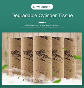 Boîte de mouchoirs en papier facial en pâte de bois vierge, <span class=keywords><strong>2</strong></span> plis, cylindre, logo imprimé, 50 unités par tube pour la voiture et les voyages - Product Image 5