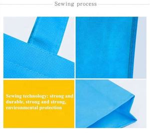 ถุงช้อปปิ้งแฟชั่นผ้านอนวูฟเวนถุงผ้าโท้ทใช้ซ้ำได้พร้อมโลโก้ถุงช้อปปิ้ง - Product Image 6