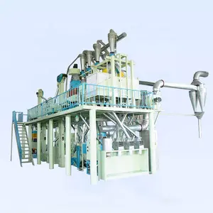 maize corn grits processing mill factory