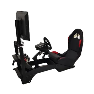Suporte de roda de corrida com cadeira para jogos, para todo logitech g923 g29 g920 thrustmaster ps4 pc plataformas