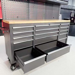 Steel Rolling Tool Cart Metal Drawer <b>Cabinet</b> with Drawers for <b>Garage</b> <b>Storage</b> Customizable OEM Support - Product Image 3