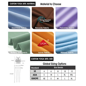 Di alta qualità da palestra Casual senza cuciture con leggine per il sedere Set da Yoga reggiseno sportivo e Leggings Set da allenamento per le donne - Product Image 3