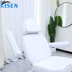 KISEN Luxury Cosmetic Massage Treatment Beauty <b>Bed</b> <b>Table</b> Facial Spa Recliner Electric Curved <b>Lash</b> Beauty <b>Bed</b> With Foot Control - Product Image 3
