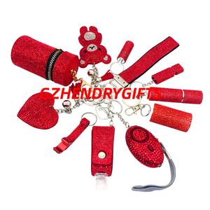 Set Portachiavi di Autodifesa Personalizzabile 2025 per Ragazze, Set Portachiavi di Sicurezza Luccicante Multifunzione Fai-da-Te per Donne - Product Image 1