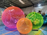 Ballons gonflables imperméables colorés transparents de PVC de vente chaude installation facile pour la décoration d'atmosphère de fête d'activités de plein air