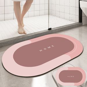 Tapis de salle de bain en terre de diatomée facile à nettoyer, résistant aux taches et nécessitant peu d'entretien - Product Image 1