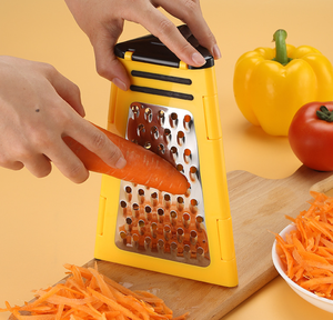 <span class=keywords><strong>Boîte</strong></span> à <span class=keywords><strong>râpe</strong></span> à fromage pour la cuisine en acier inoxydable avec 4 côtés, râpes à fromage et à épices avec poignée pour légumes, gingembre, pommes de terre - Product Image 4