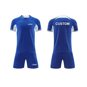 Jogo de camisa de futebol masculino personalizado de alta qualidade, uniforme de futebol para equipe, clube, futebol, roupas, conjuntos de uniformes