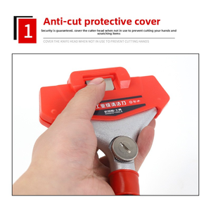 Dụng cụ cạo loại bỏ keo loại nút nặng không lắc đầu hoặc làm rơi lưỡi dao - Product Image 4