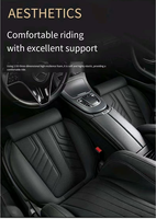 Produits phares 2026 : Coussin de protection universel en cuir pour siège de voiture avec support pour les pieds, Accessoires