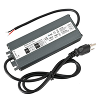 Convertisseur LED 100 Watts étanche IP67, alimentation 85V-265V AC vers 12V DC, transformateur LED silencieux et compact