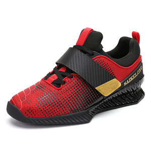 Chaussures de lutte sur mesure, fabricants de bottes de boxe professionnelles pour hommes, chaussures de musculation rouges pour hommes - Product Image 2