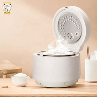Cuisinière à riz électrique mini 3L avec écran numérique LED, cuiseur vapeur multifonctionnel pour usage domestique