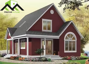 Modern <b>Prefab</b> <b>House</b> With Gabled Roof Light Steel Frame Design For Outdoor Living - Product Image 3